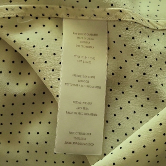 Equipment Sleeveless Blouse in Polka Dot Print - Picture 8 of 8